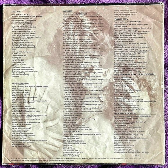 Barbra Streisand A STAR IS BORN 12” Record GATEFOLD 1976 Canada Ed. 46Yrs! RARE - Picture 4 of 10